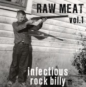 V.A. - Raw Meat Vol 1 : Infectious Rockabilly ( red vinyl )